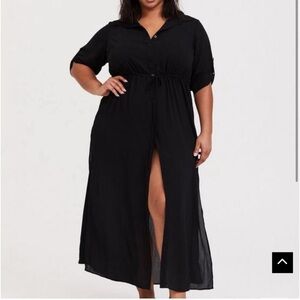 Torrid maxi dress swim cover-up 😍